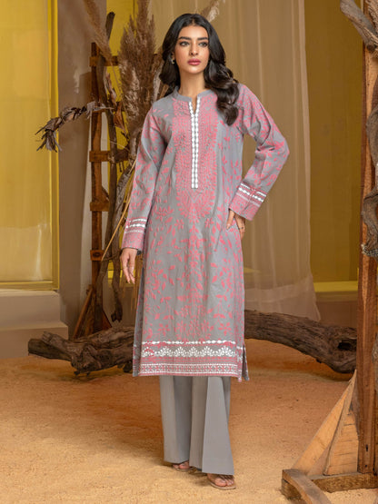 2 Piece Winter Cotton Suit-Paste Print(Unstitched)