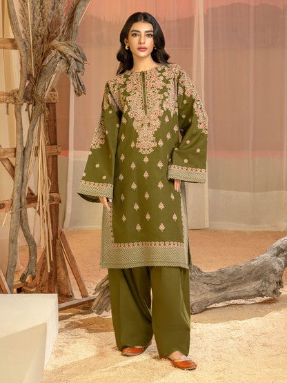 2 Piece Khaddar Suit-Printed(Unstitched)