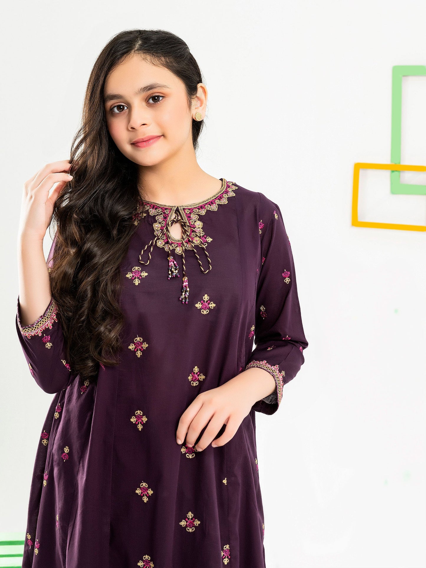 2 Piece Lawn Suit-Embroidered
