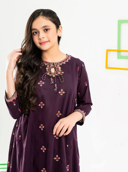 2 Piece Lawn Suit-Embroidered