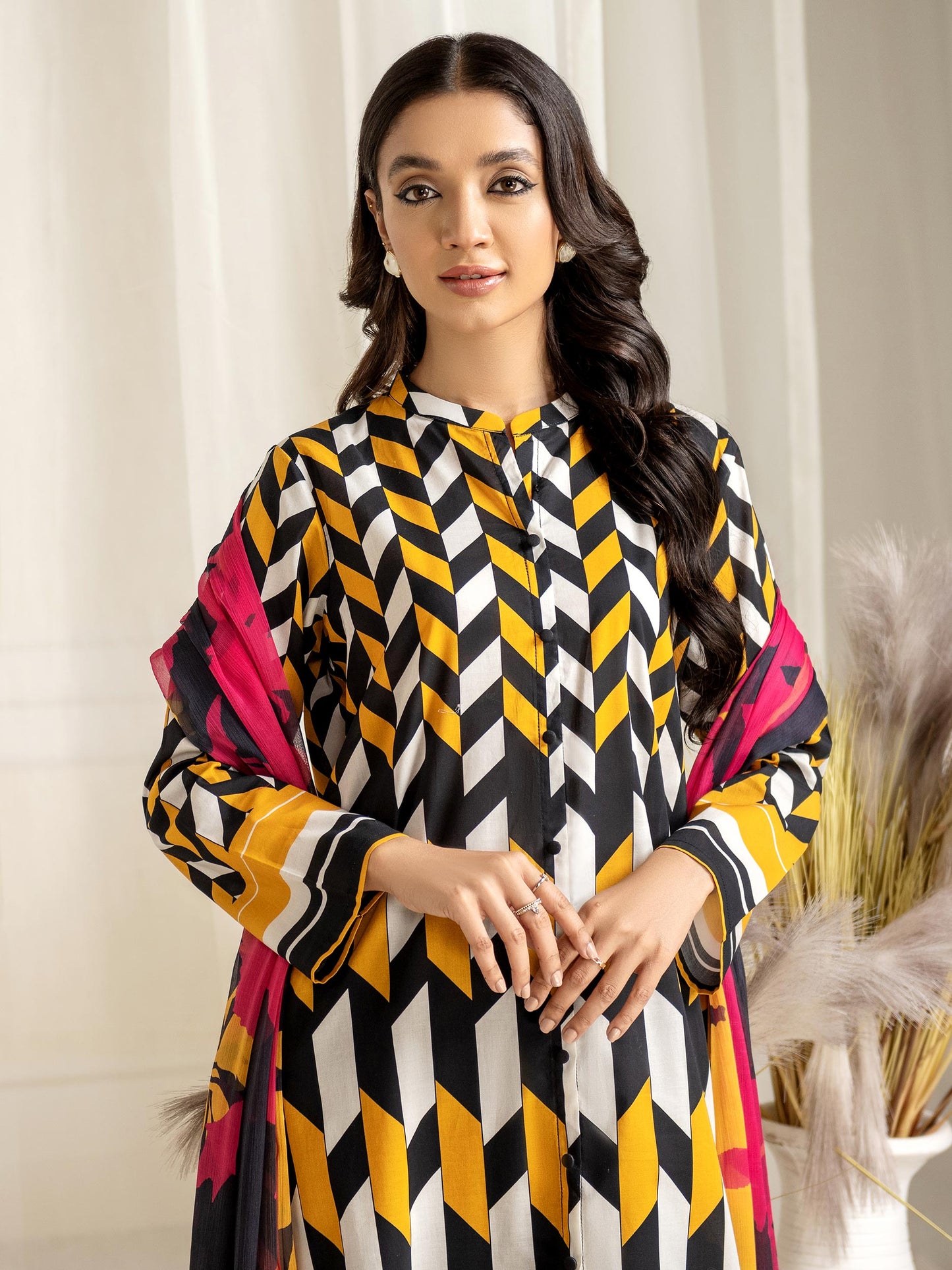 2 Piece Lawn Suit-Printed (Unstitched)