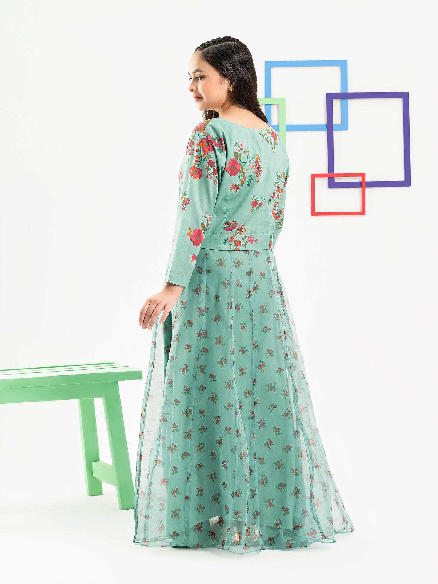 2 Piece Lawn Suit-Embellished