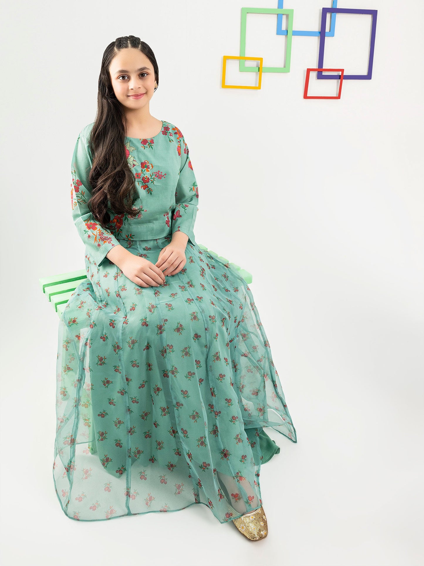 2 Piece Lawn Suit-Embellished