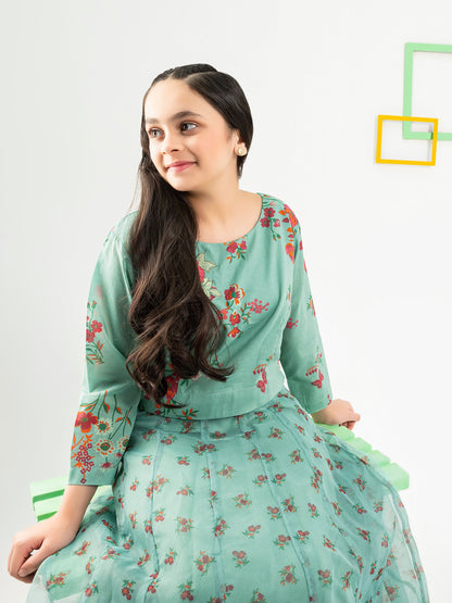 2 Piece Lawn Suit-Embellished