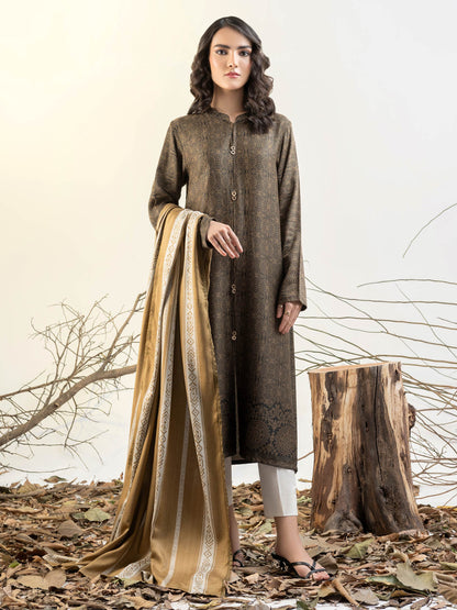 2 piece Linen Suit-Printed(Unstitched)