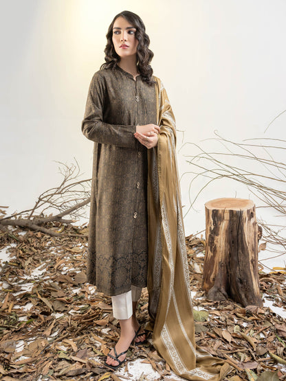 2 piece Linen Suit-Printed(Unstitched)