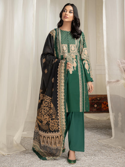 3 Piece Lawn Suit-Pasted (Unstitched)