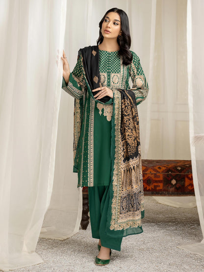 3 Piece Lawn Suit-Pasted (Unstitched)