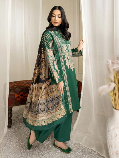 3 Piece Lawn Suit-Pasted (Unstitched)