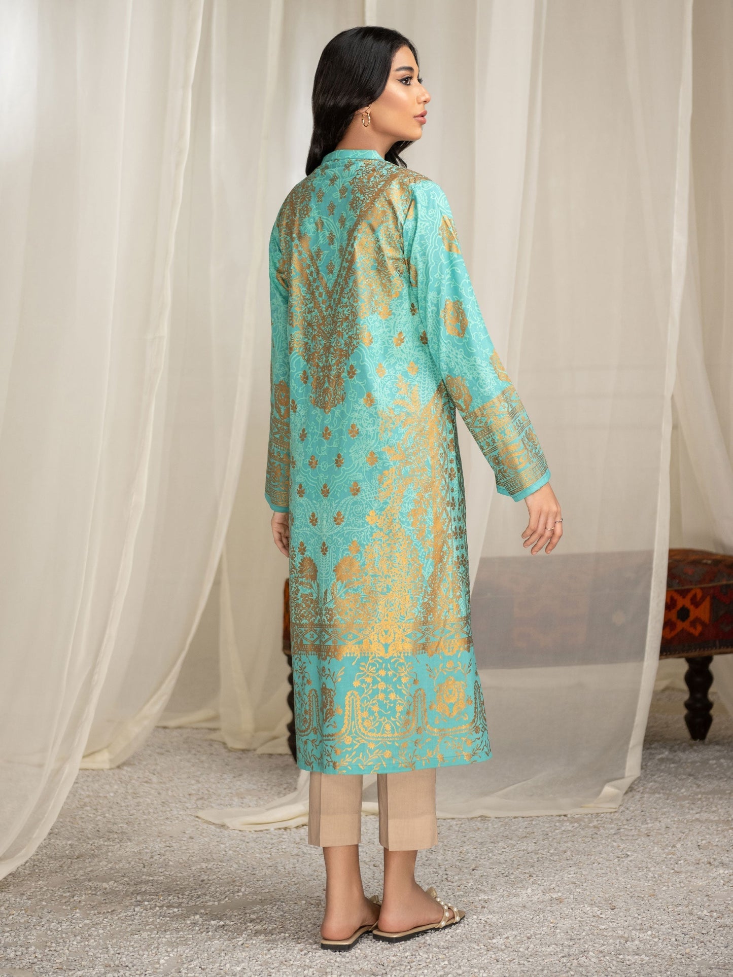 Lawn Shirt-Paste Print (Unstitched)