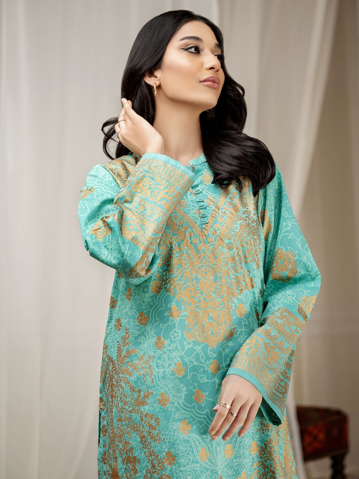 Lawn Shirt-Paste Print (Unstitched)