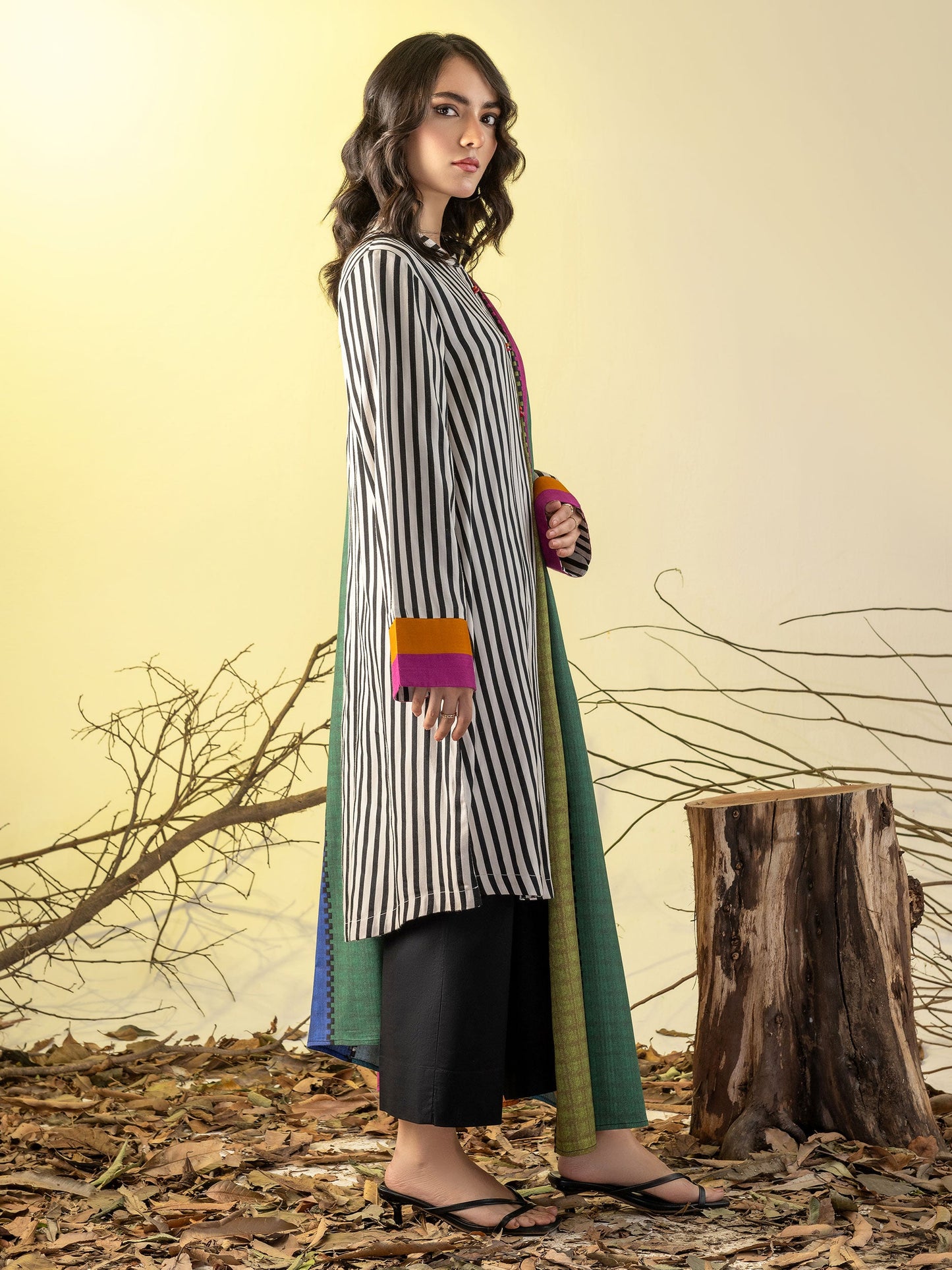 2 Piece Linen Suit-Printed(Unstitched)