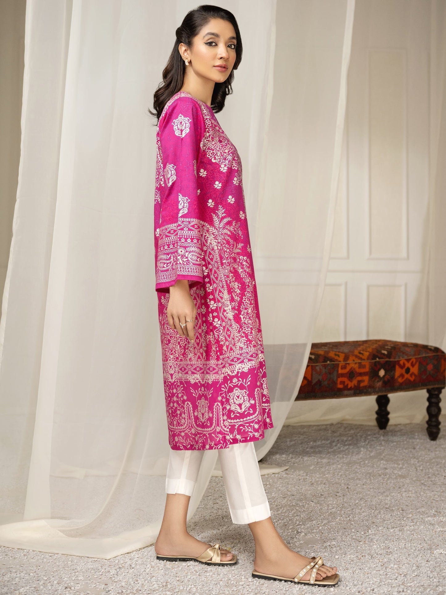 Lawn Shirt-Paste Print(Unstitched)
