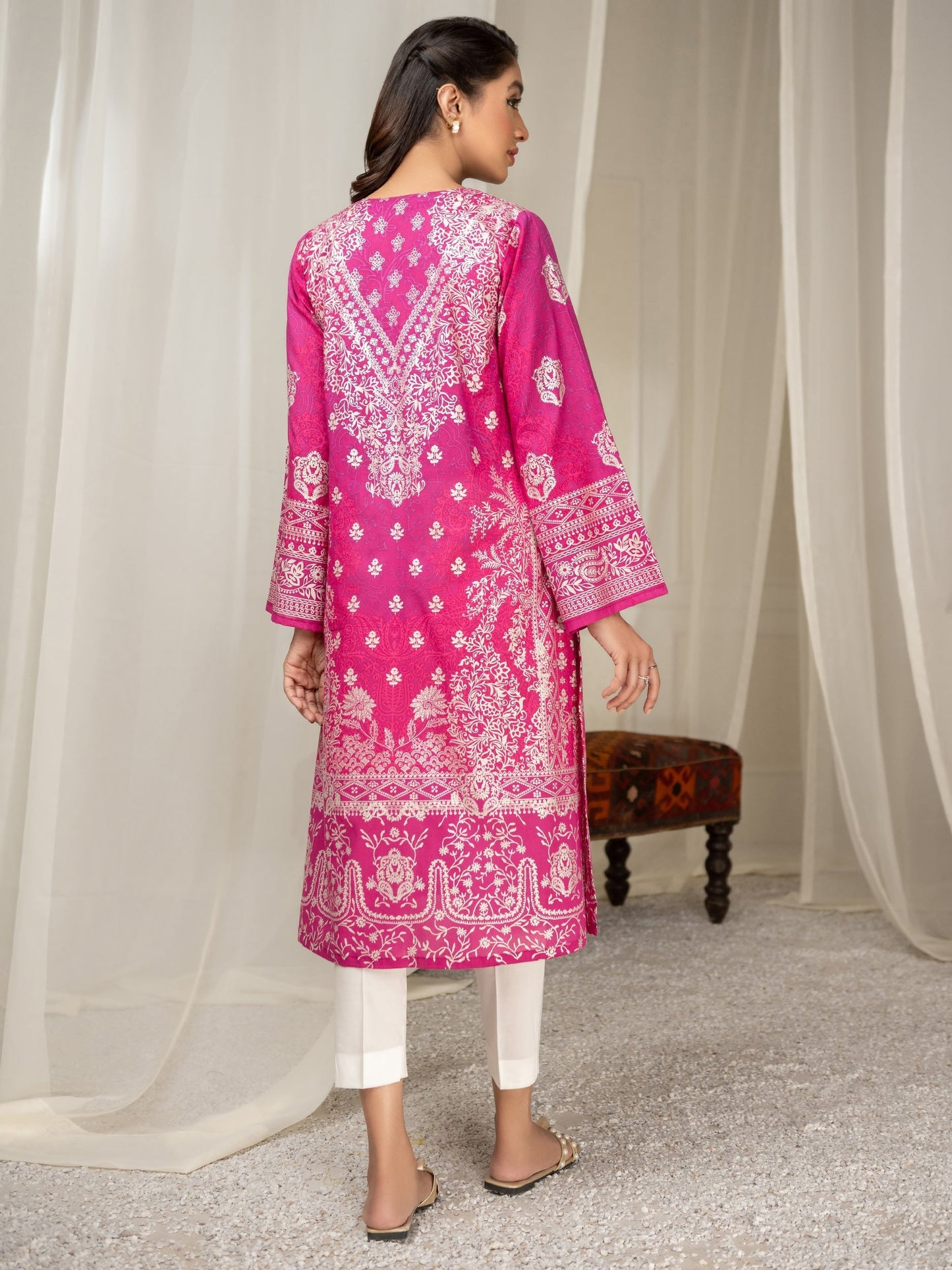 Lawn Shirt-Paste Print(Unstitched)