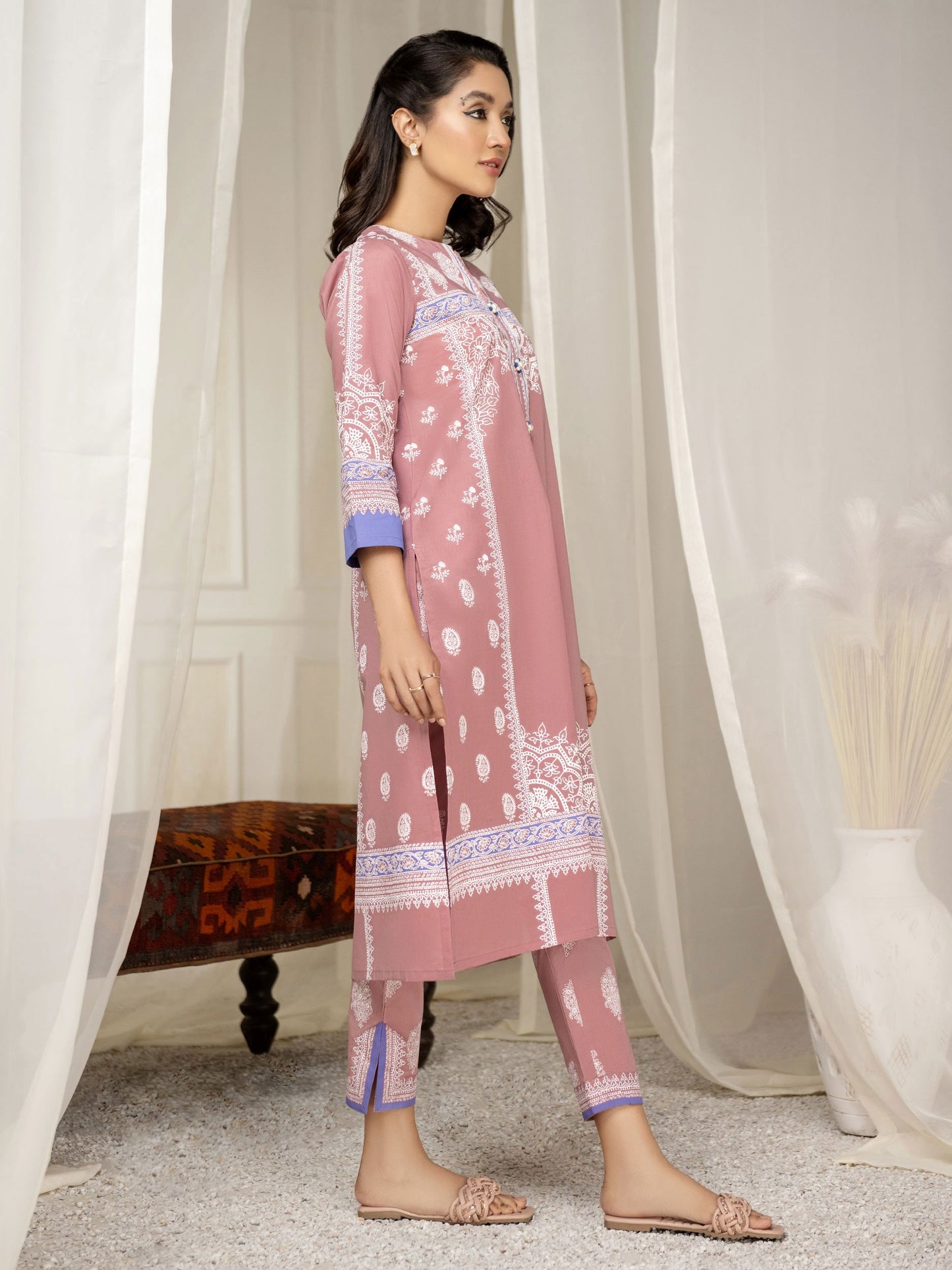 2 Piece Lawn Suit-Printed (Unstitched)