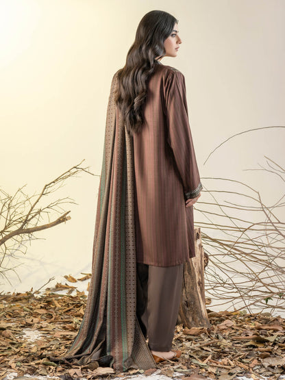 3 Piece Linen Suit-Printed(Unstitched)