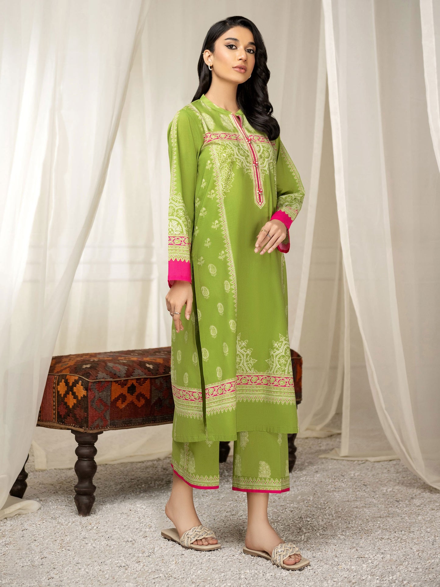 2 Piece Lawn Suit-Printed (Unstitched)