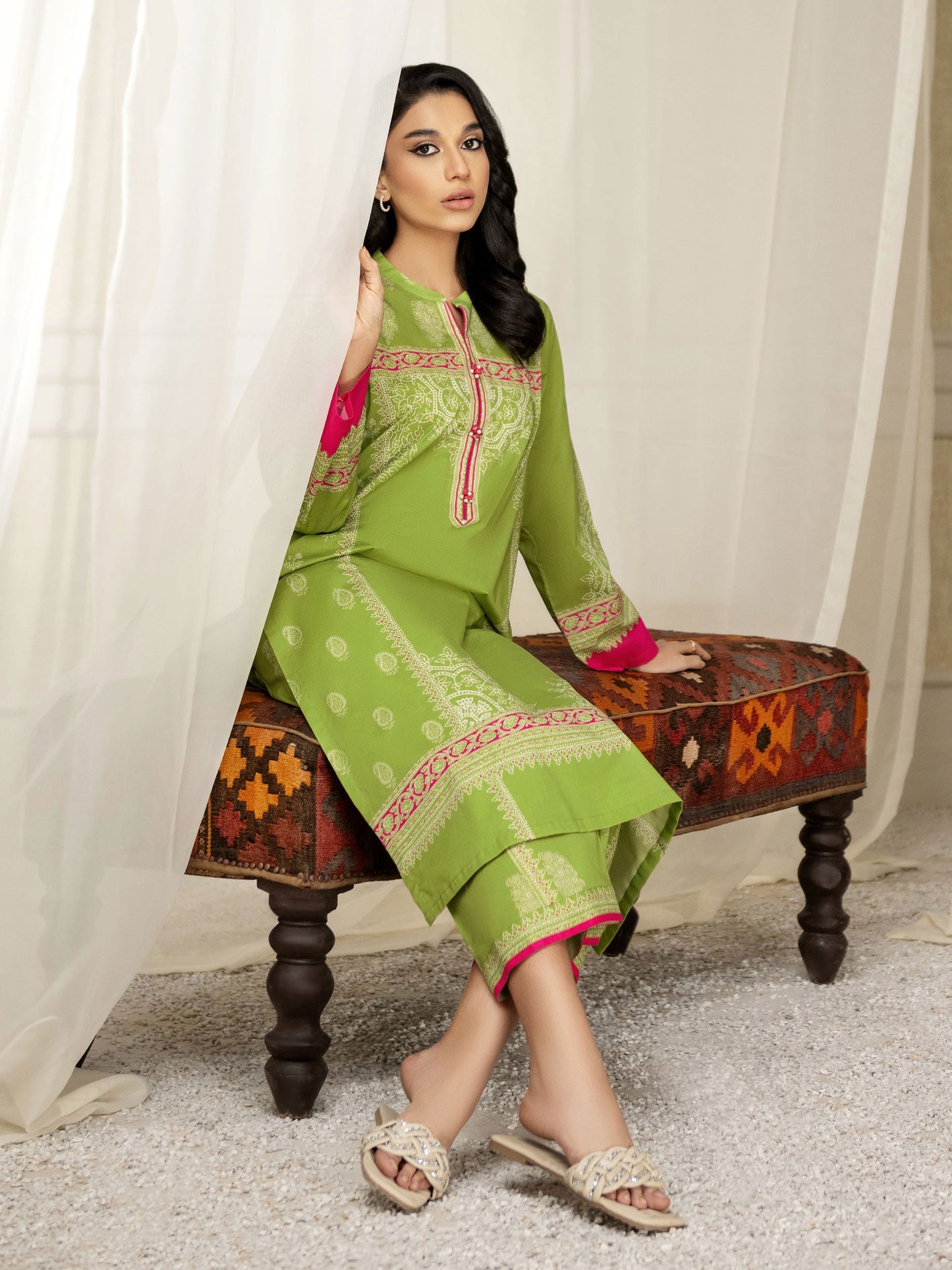 2 Piece Lawn Suit-Printed (Unstitched)