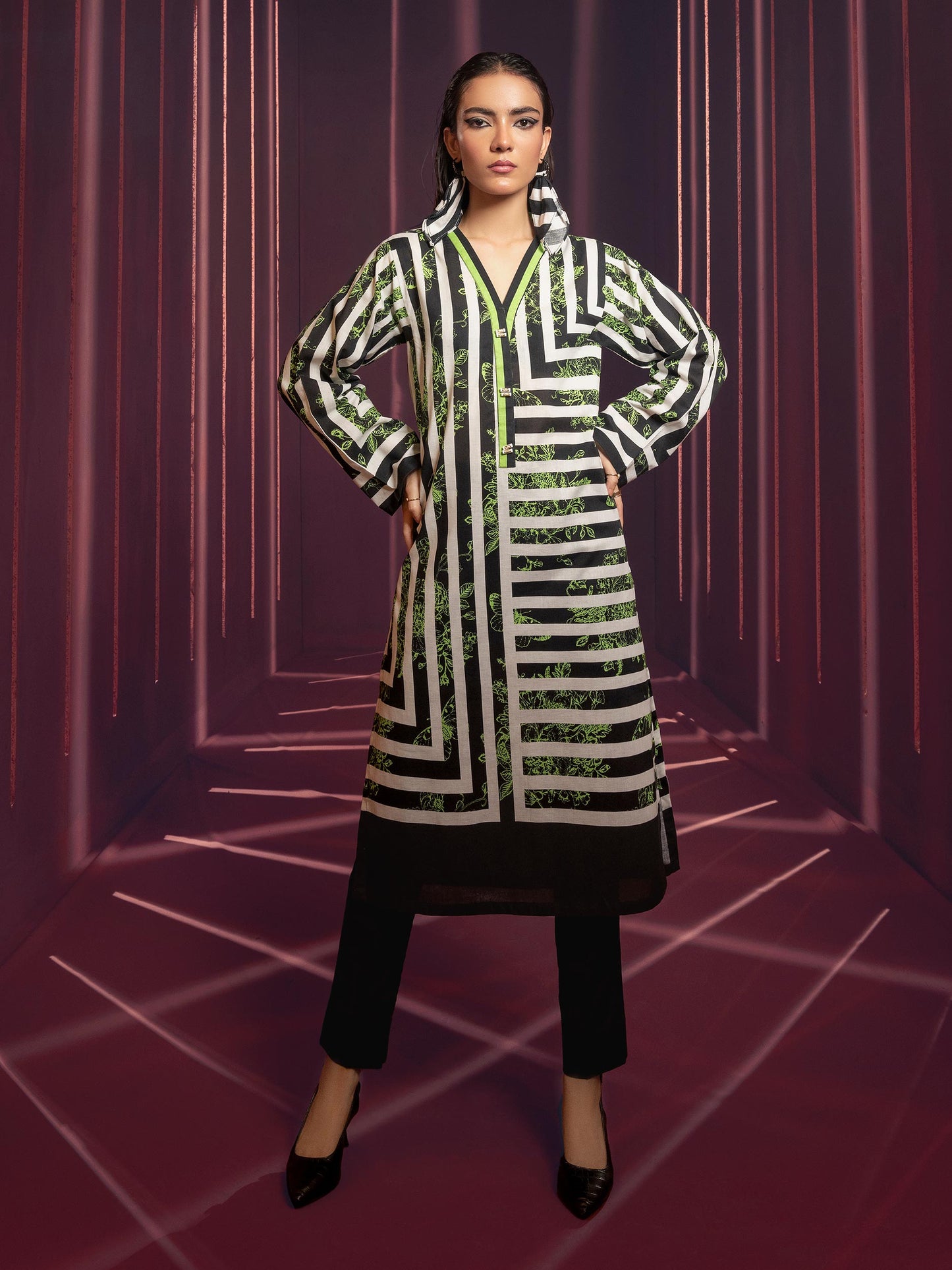 Khaddar Shirt-Printed(Unstitched)