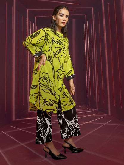 2 Piece Khaddar Suit-Printed(Unstitched)