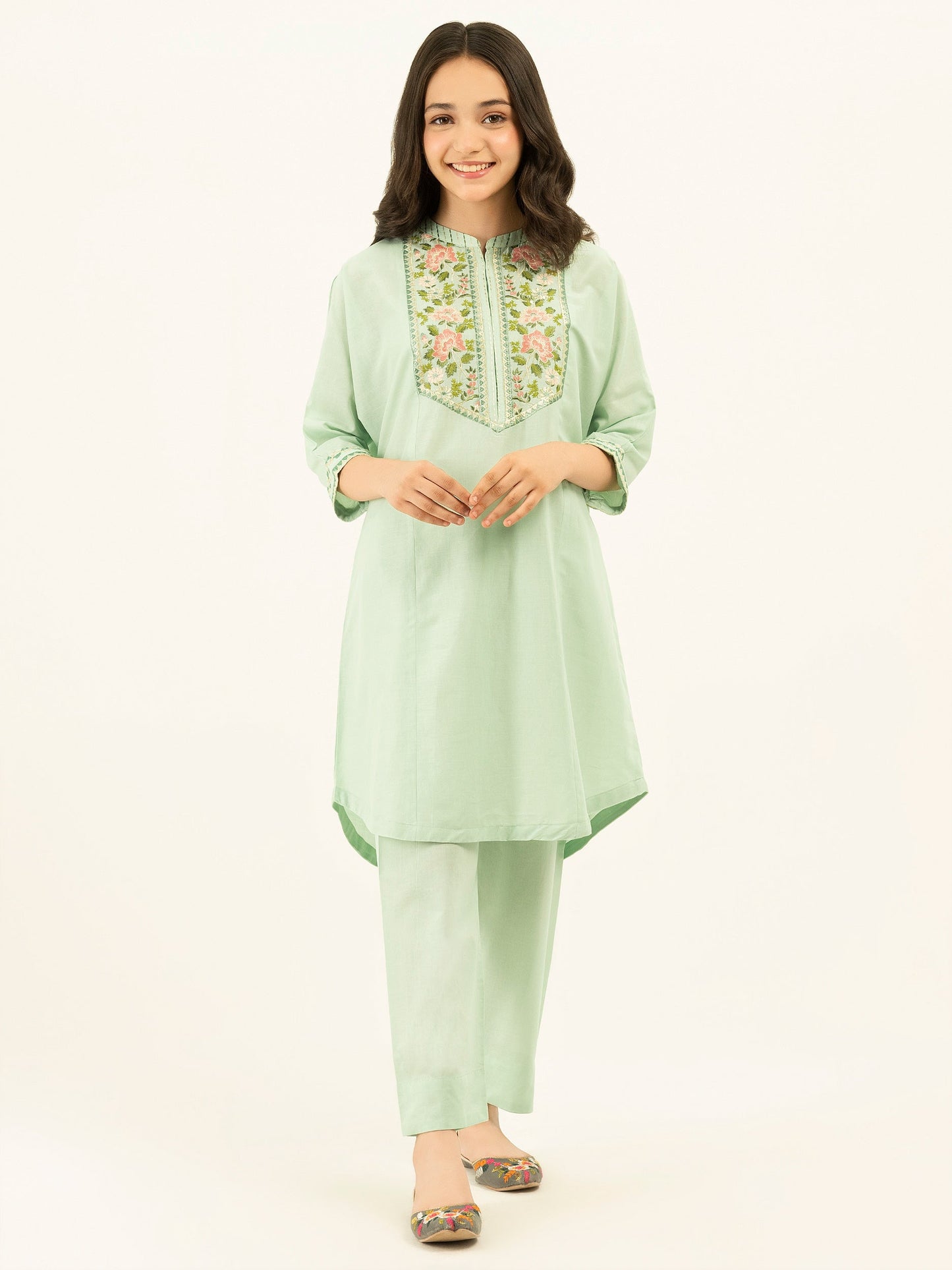 2 Piece Lawn Suit-Embroidered (Pret)