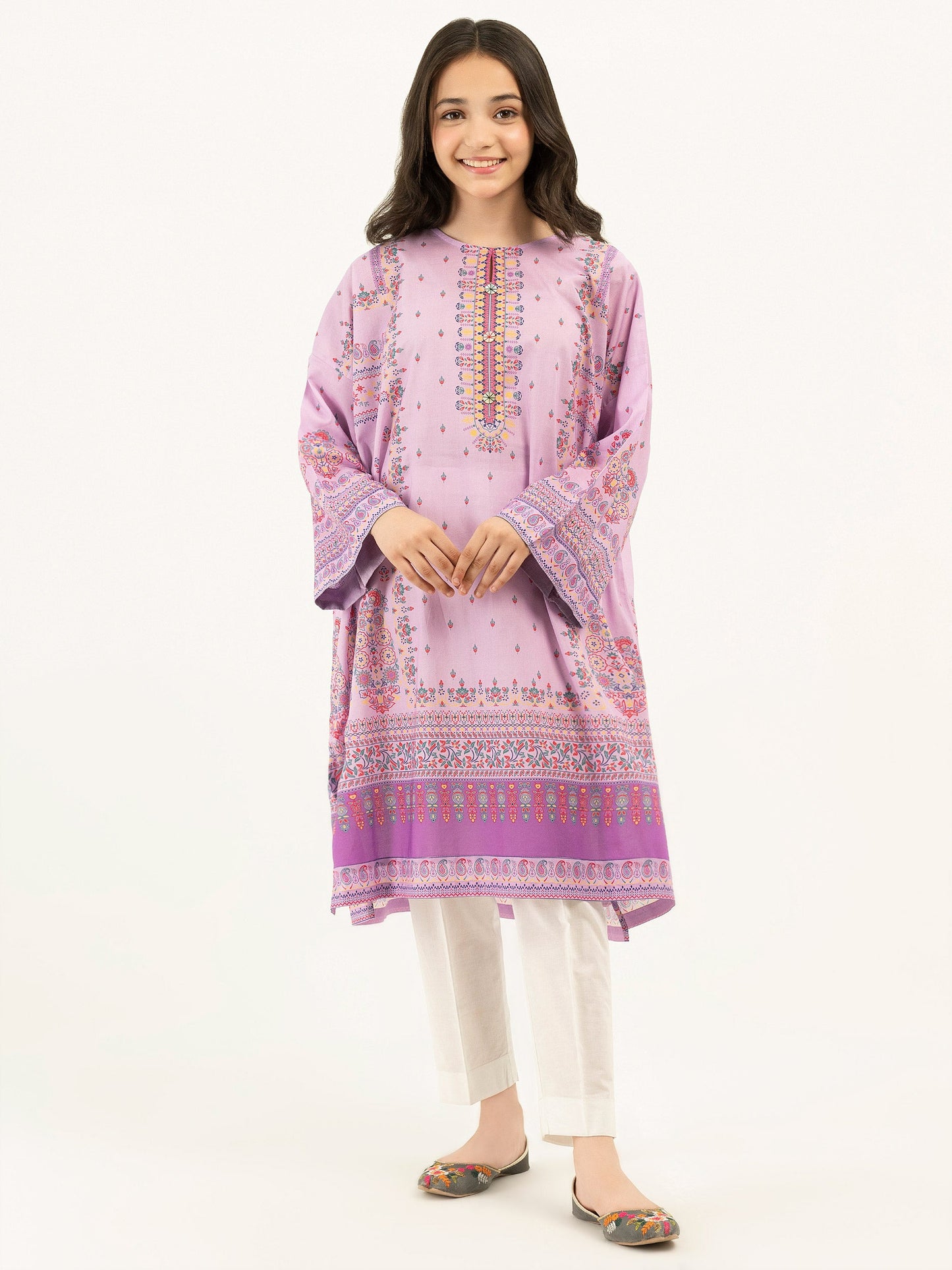 Lawn Shirt-Printed (Pret)