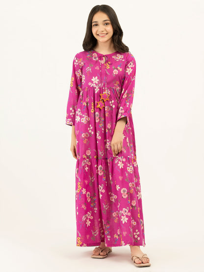 Lawn Gypsy Dress-Printed (Pret)