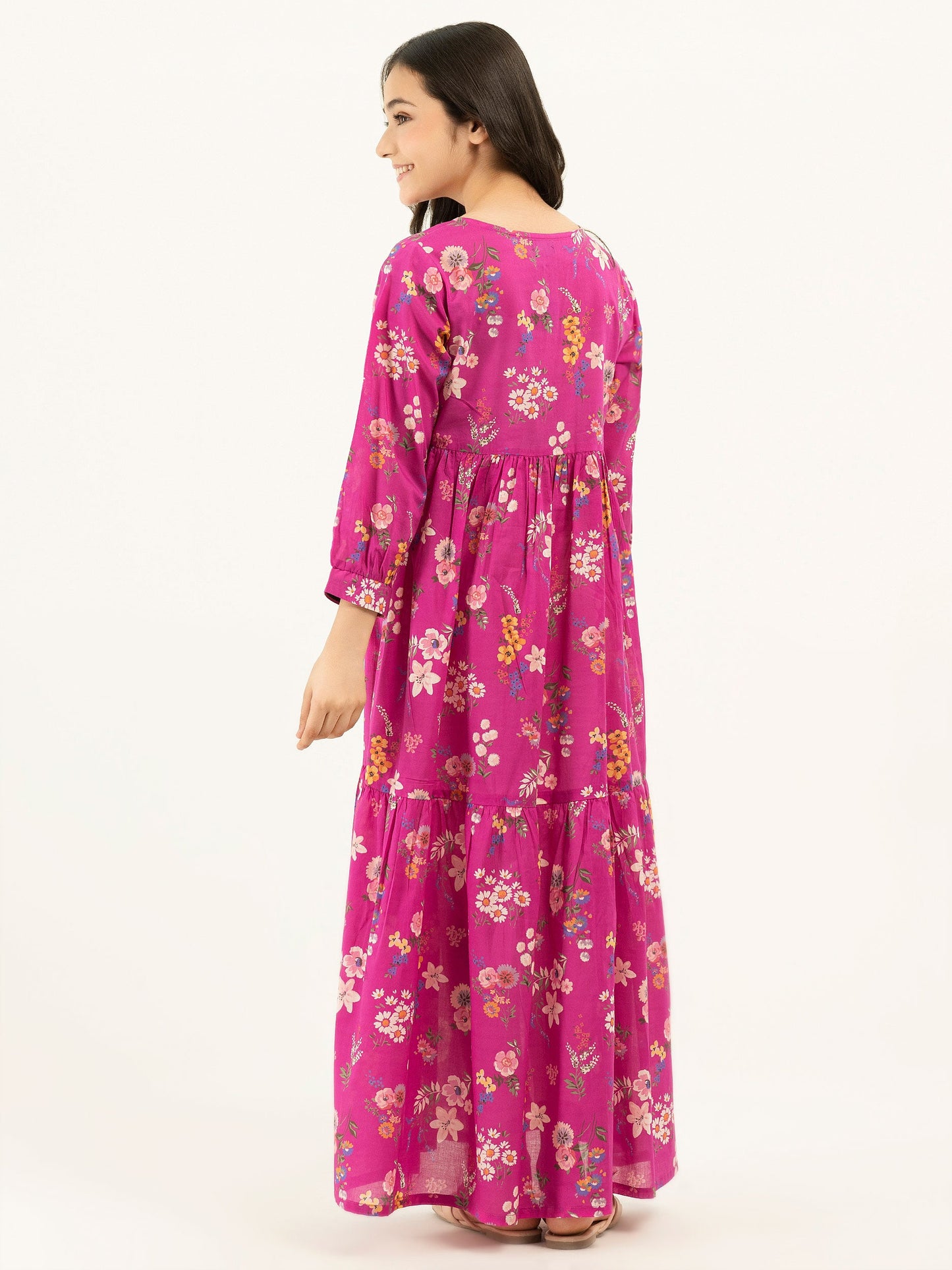 Lawn Gypsy Dress-Printed (Pret)