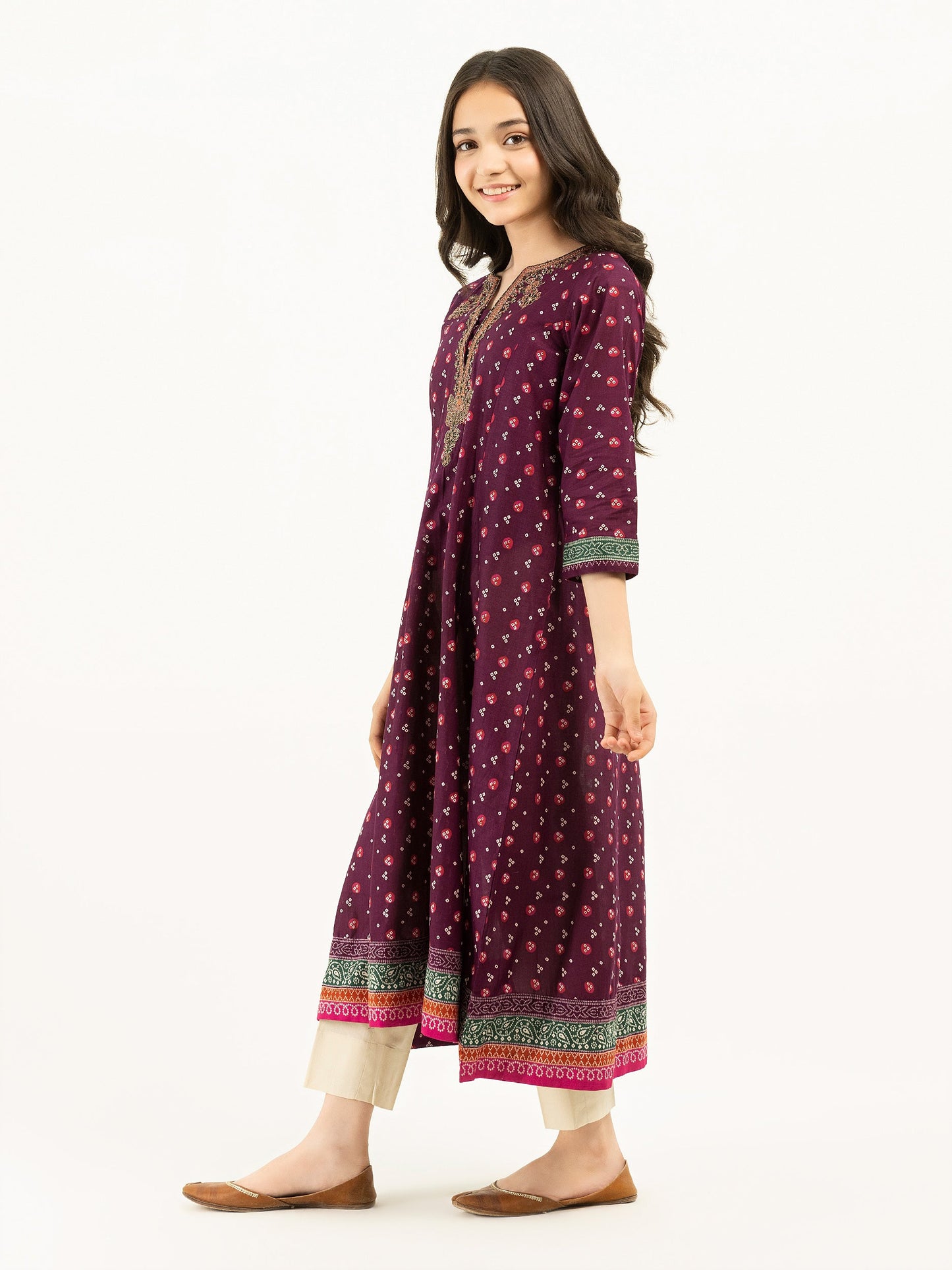 Lawn Shirt-Printed (Pret)