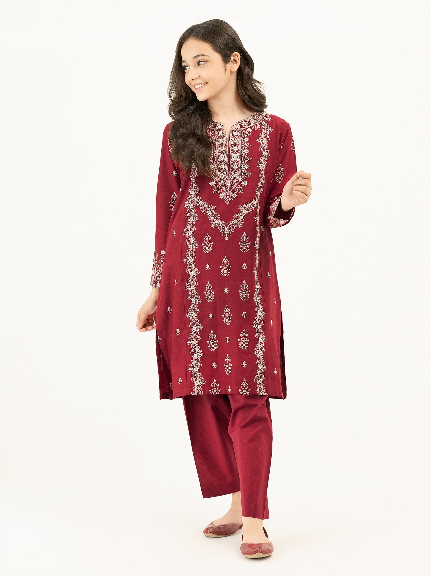 2 Piece Lawn Suit-Embroidered (Pret)