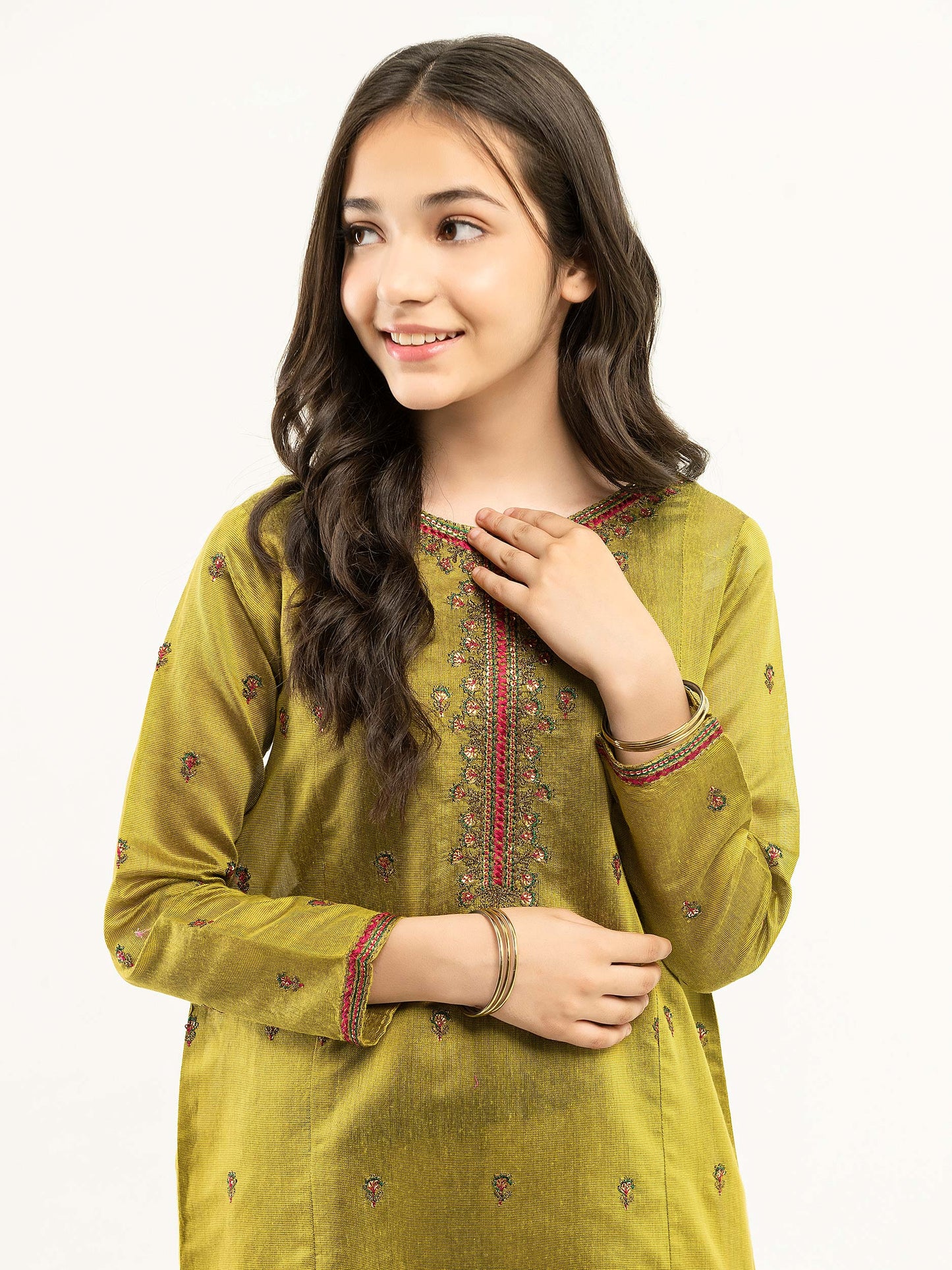 2 Piece Net Suit-Embroidered (Pret)