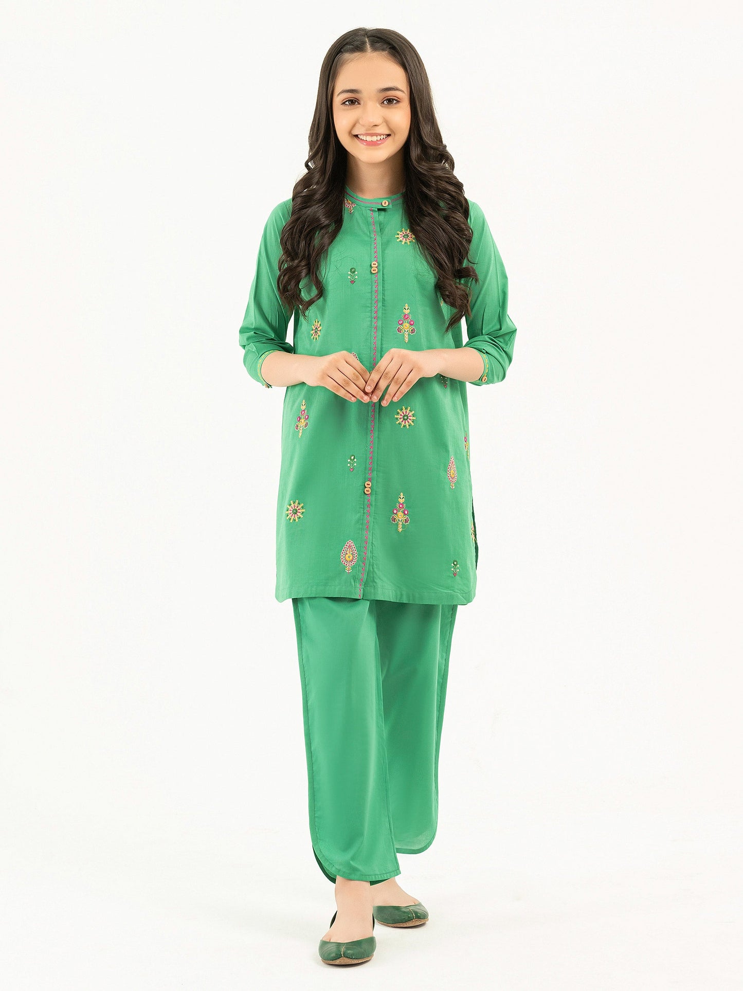 2 Piece Lawn Suit-Embroidered (Pret)