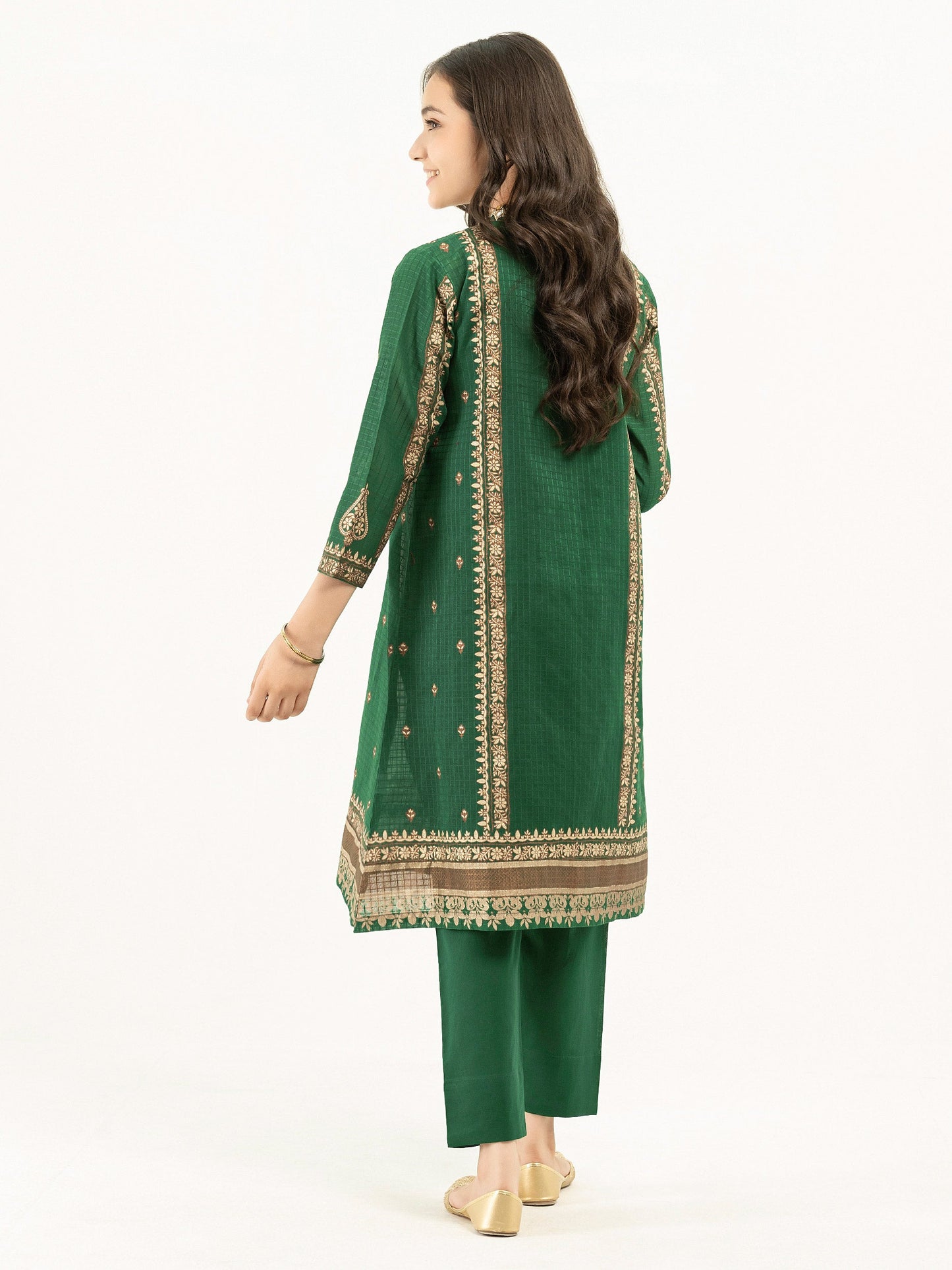 2 Piece Lawn Suit- Copper Paste Print (Pret)
