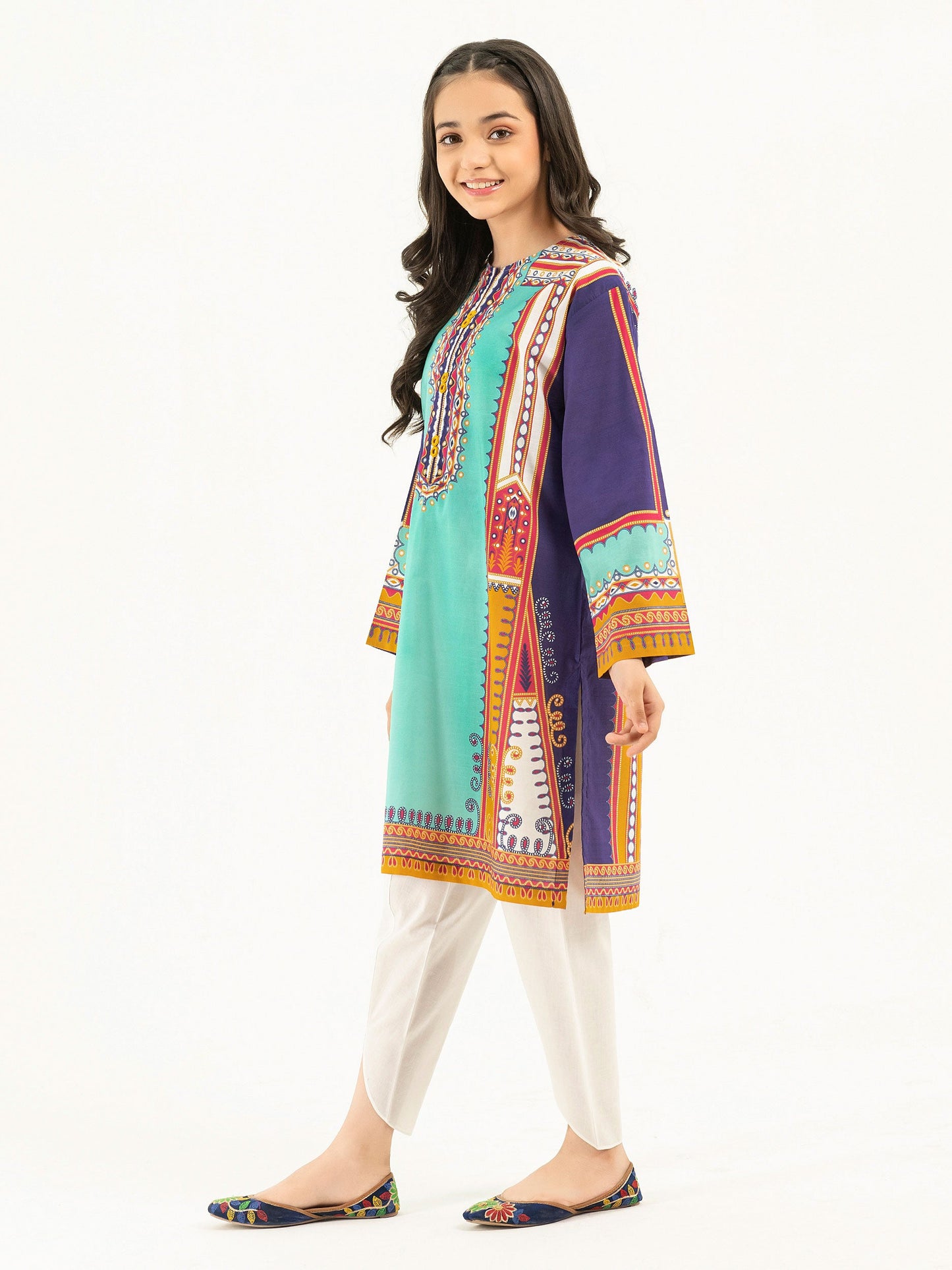 Lawn Shirt-Printed (Pret)