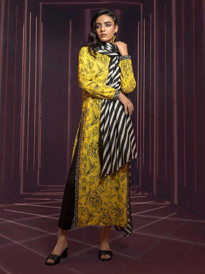 2 Piece Khaddar Suit-Printed(Unstitched)