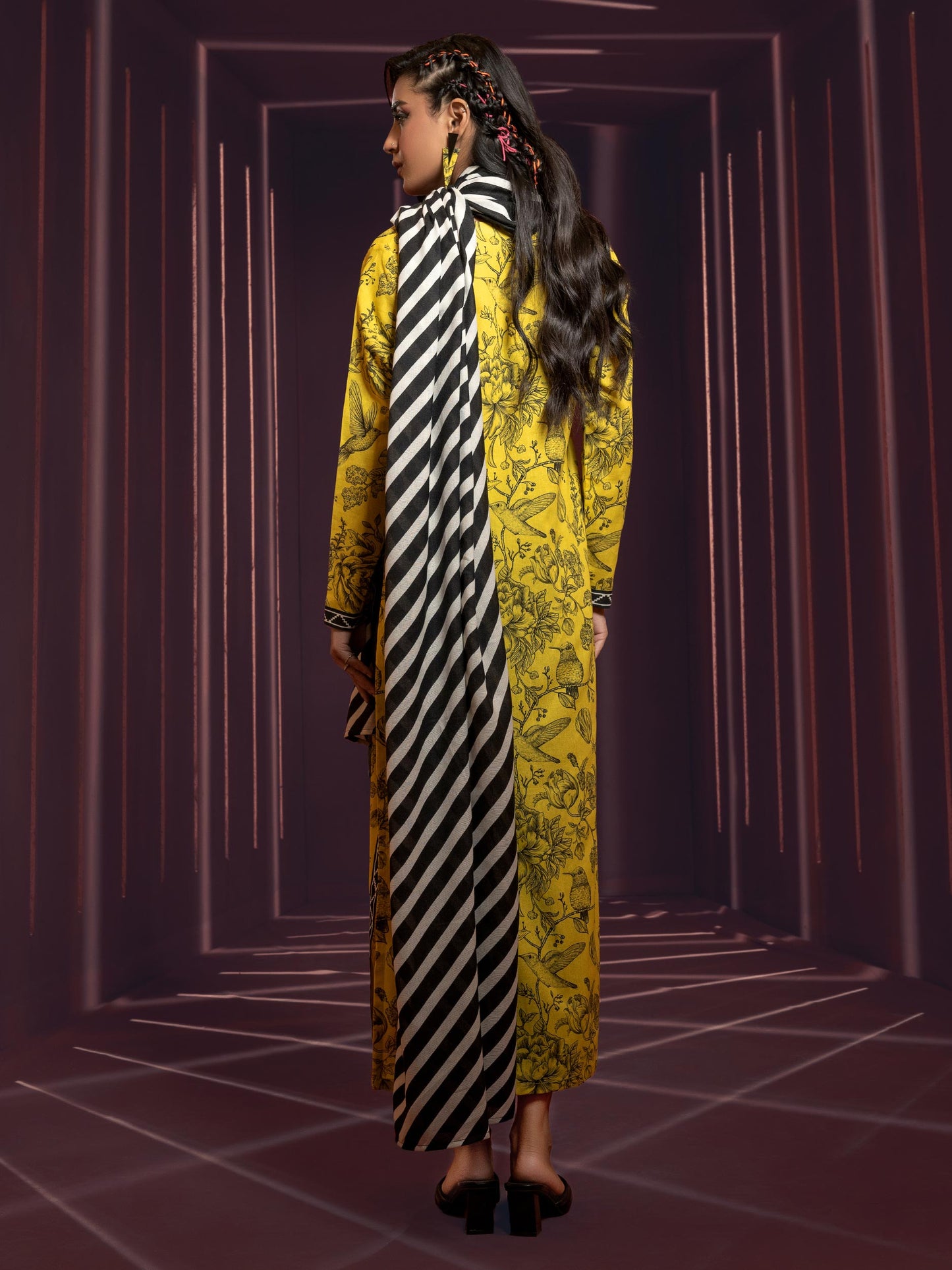 2 Piece Khaddar Suit-Printed(Unstitched)
