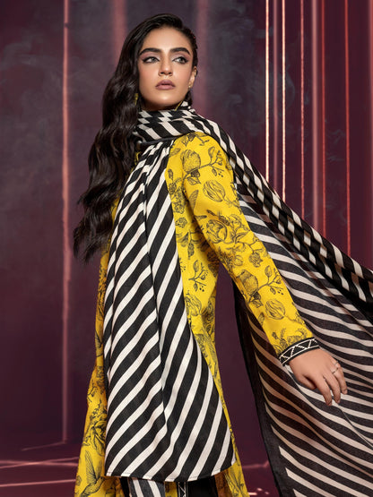 2 Piece Khaddar Suit-Printed(Unstitched)
