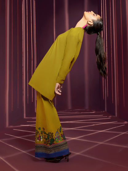 2 Piece Khaddar Suit-Printed(Unstitched)