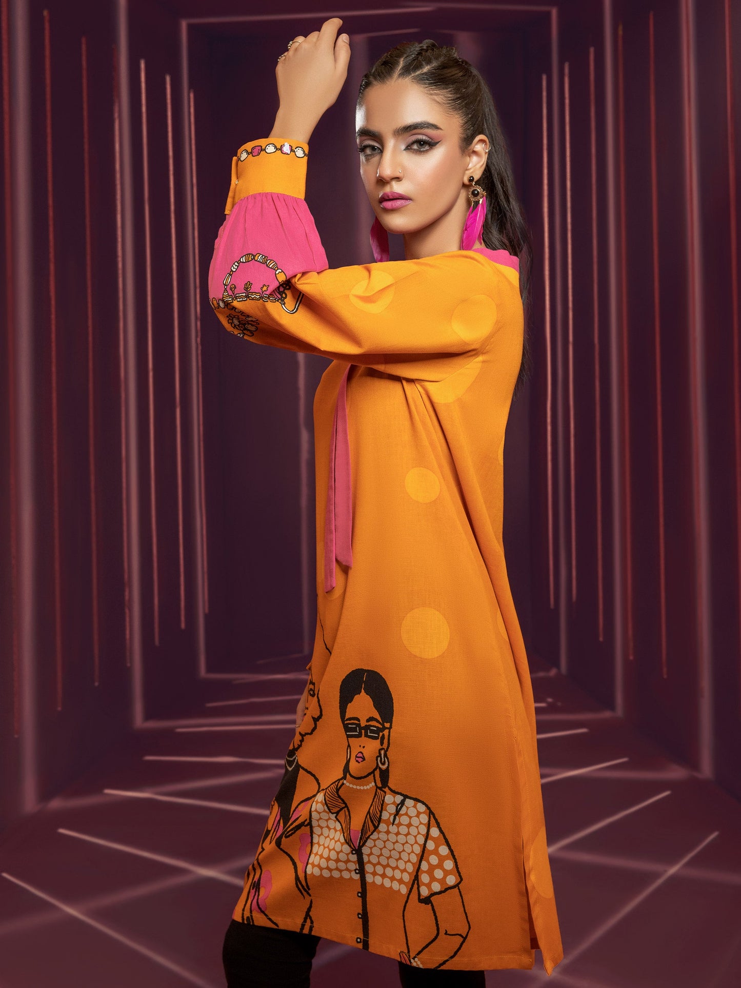 Khaddar Shirt-Printed(Unstitched)