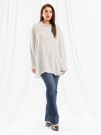 Raw Silk Top