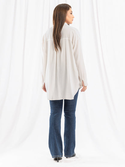Raw Silk Top