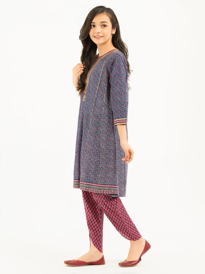 2 Piece Lawn Suit-Embroidered (Pret)