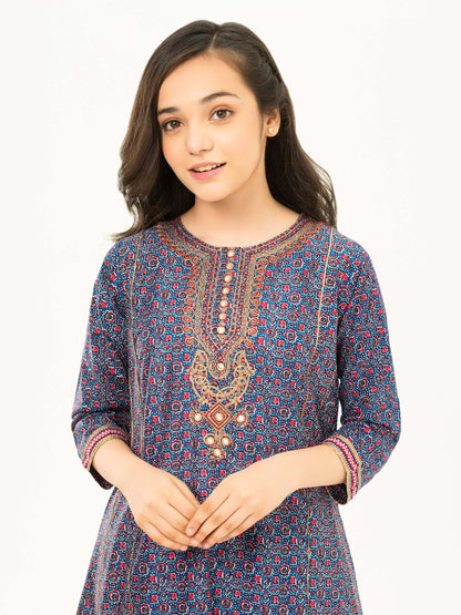 2 Piece Lawn Suit-Embroidered (Pret)