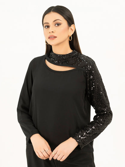 Embellished Grip Top