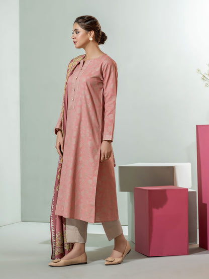 2 Piece Khaddar Suit-Paste Print(Unstitched)