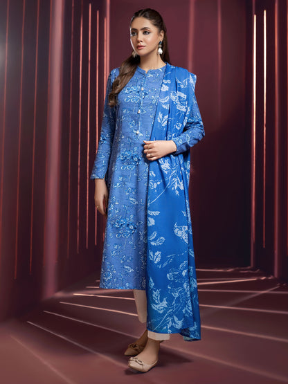 2 Piece Khaddar Suit-Printed (Unstitched)