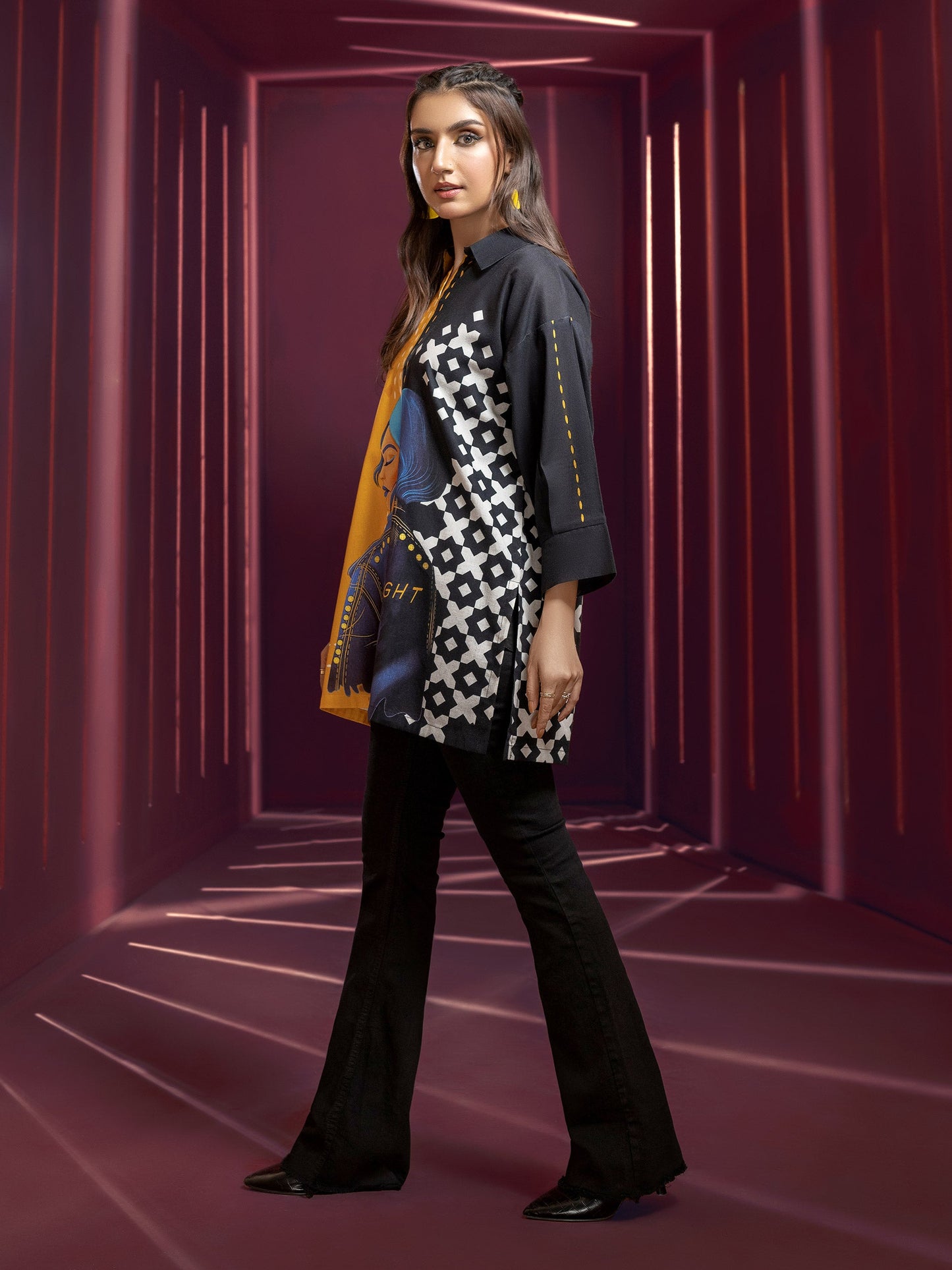Khaddar Shirt-Printed(Unstitched)