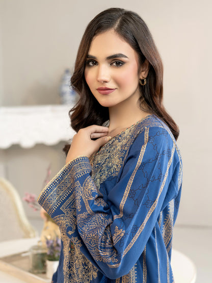 Khaddar Shirt-Embroidered(Unstitched)