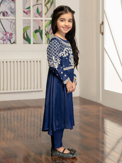 Embroidered Silk Suit