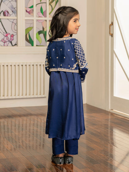 Embroidered Silk Suit